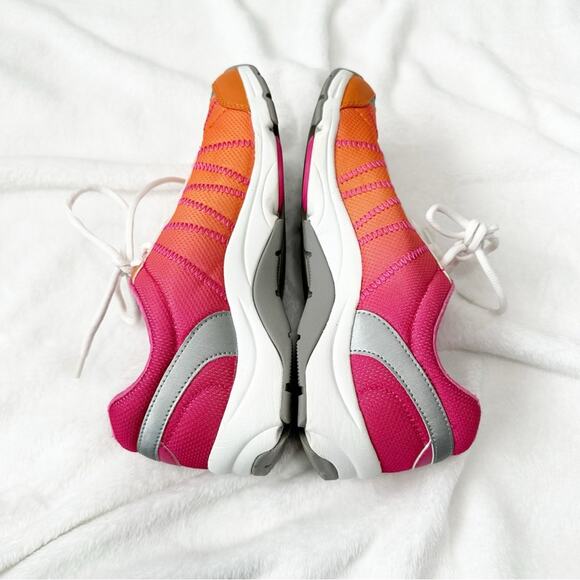 Vionic Alliance walking sneaker ortho heel athletic shoe size 8 orange pink - Picture 8 of 10